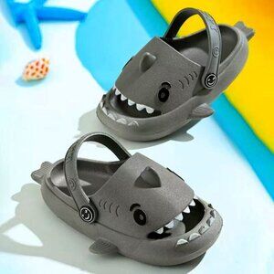 Kids Shark Slides Boys Girls Toddlers#9-10#